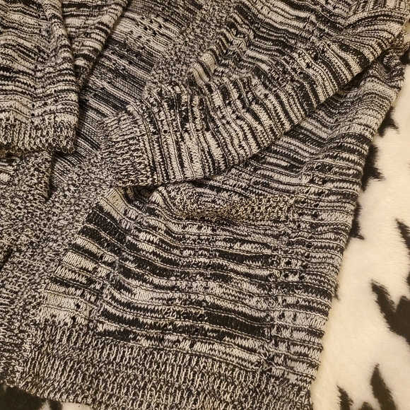 Express Open Front Space Dyed Sweater - Picture 2 of 3